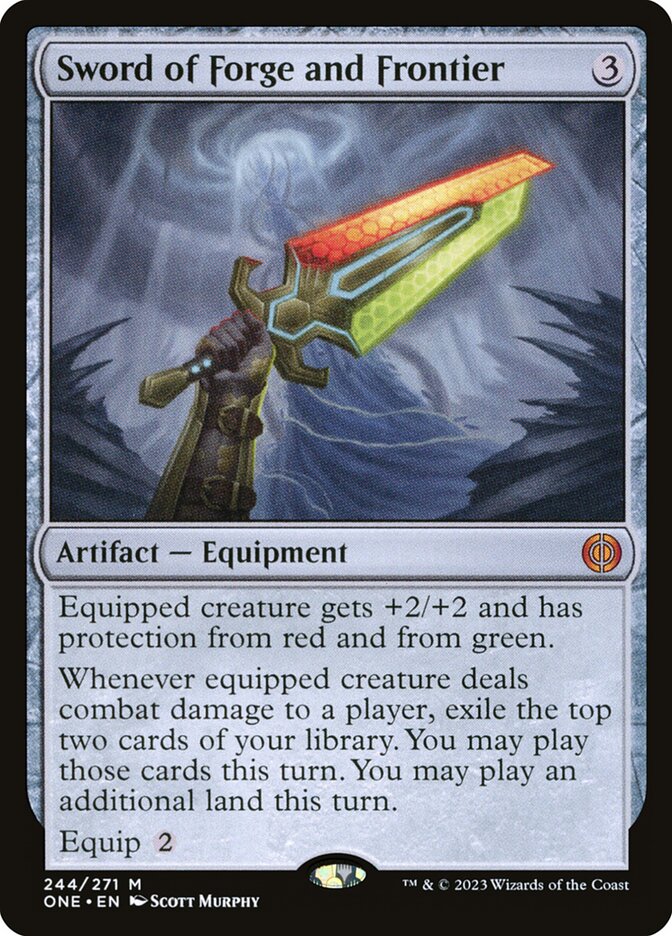 Magic the Gathering Card - Sword of Forge and Frontier - MTG Circle