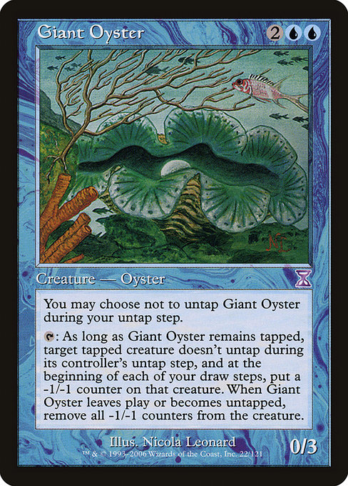 Magic the Gathering Card - Giant Oyster - MTG Circle