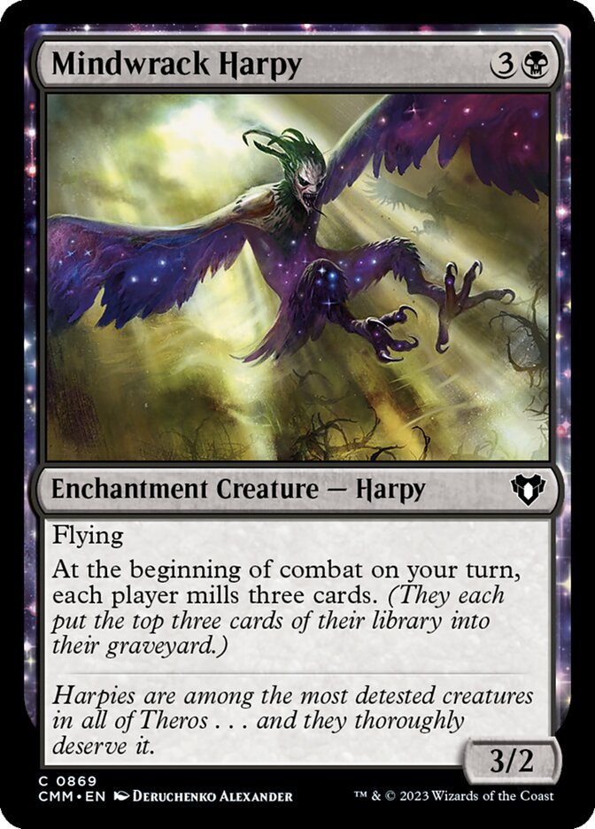 Magic the Gathering Card - Mindwrack Harpy - MTG Circle