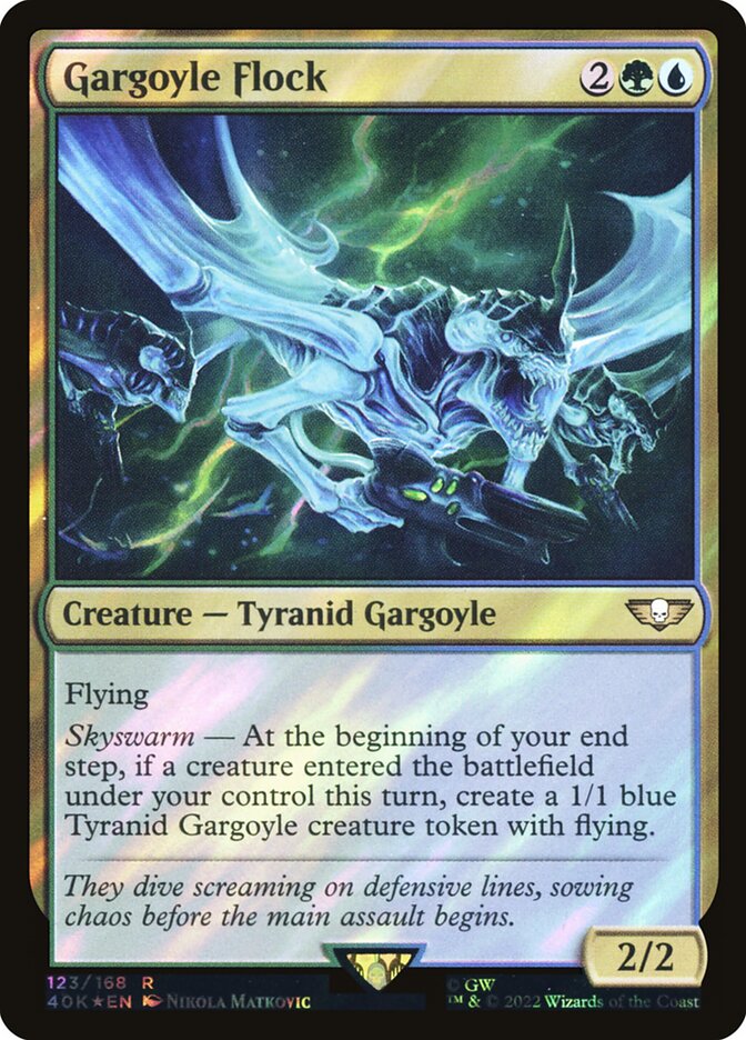 Magic the Gathering Card - Gargoyle Flock - MTG Circle