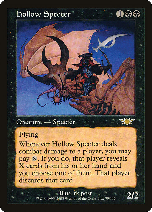 Magic the Gathering Card - Hollow Specter - MTG Circle