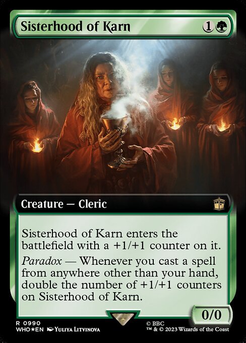 Magic the Gathering Card - Sisterhood of Karn - MTG Circle
