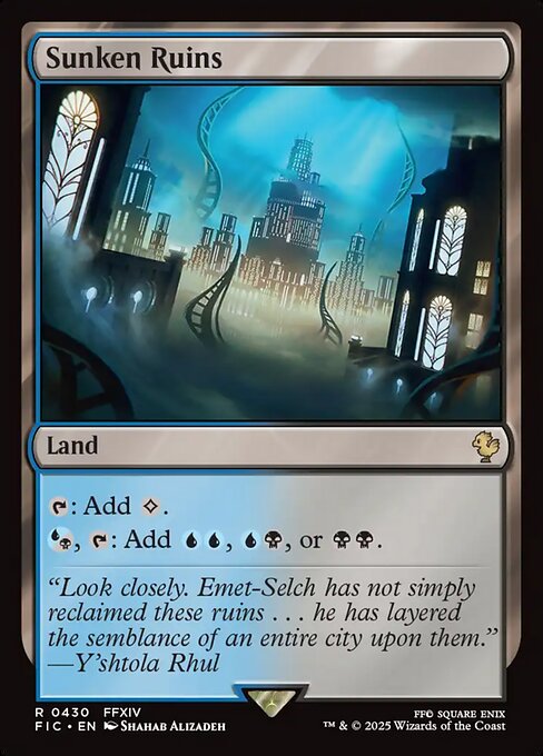 Magic the Gathering Card - Sunken Ruins - MTG Circle