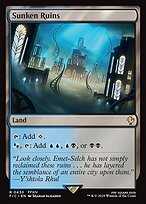 Magic the Gathering Card - Sunken Ruins - MTG Circle