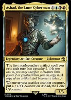 Magic the Gathering Card - Ashad, the Lone Cyberman - MTG Circle