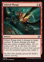 Magic the Gathering Card - Orbital Plunge - MTG Circle