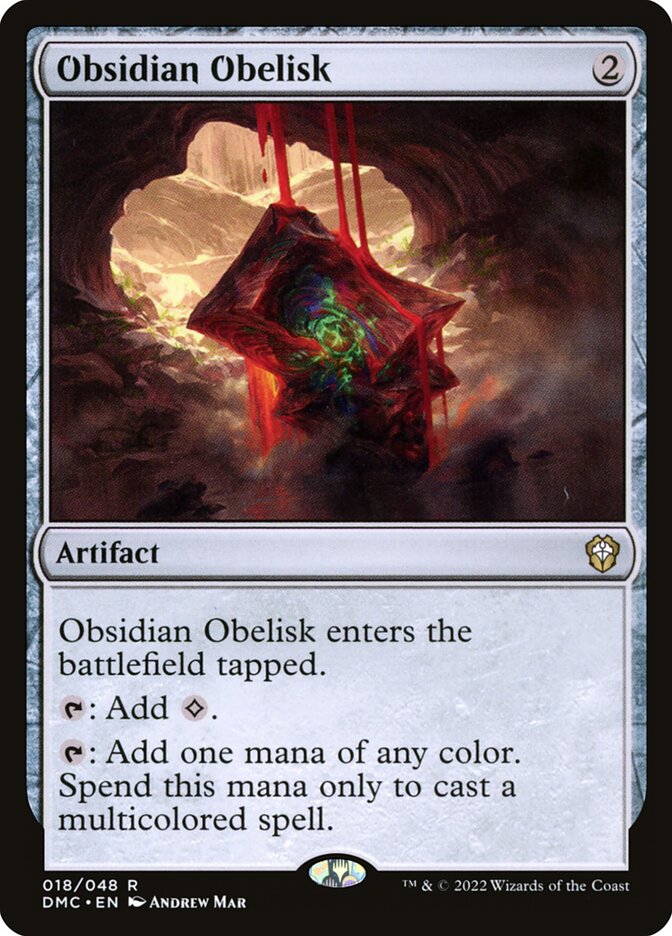 Magic the Gathering Card - Obsidian Obelisk - MTG Circle