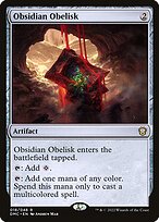 Magic the Gathering Card - Obsidian Obelisk - MTG Circle