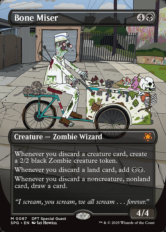 Magic the Gathering Card - Bone Miser - MTG Circle