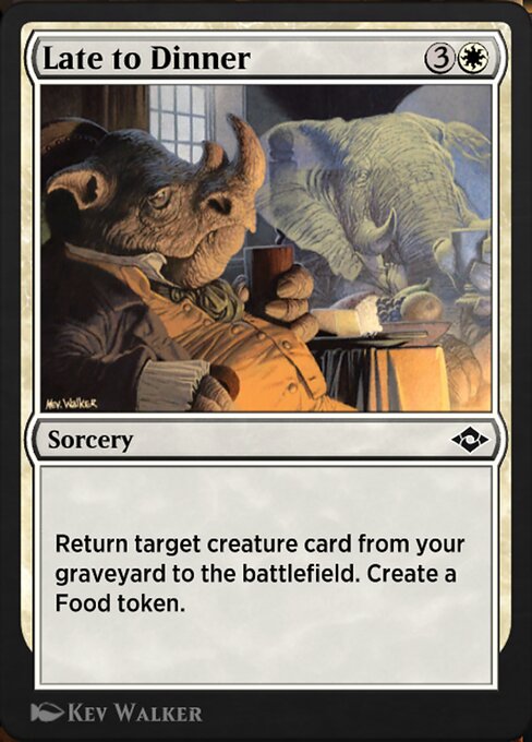 Magic the Gathering Card - Late to Dinner - MTG Circle