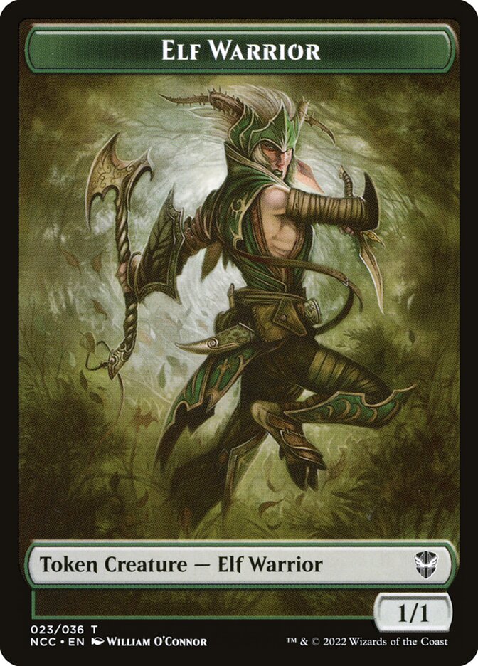 Magic the Gathering Card - Elf Warrior - MTG Circle