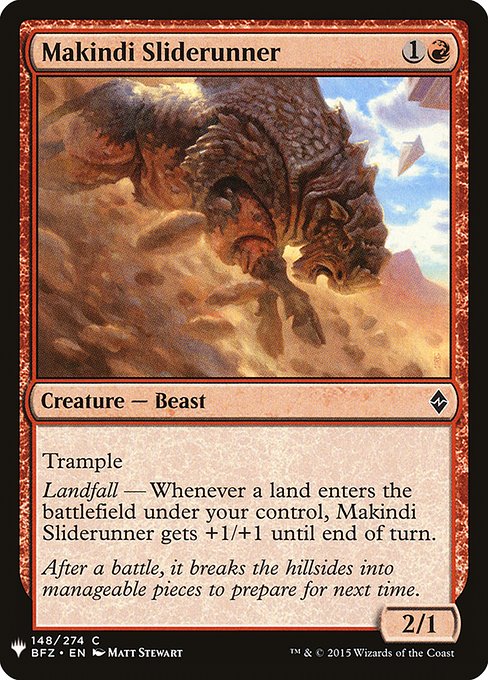 Magic the Gathering Card - Makindi Sliderunner - MTG Circle