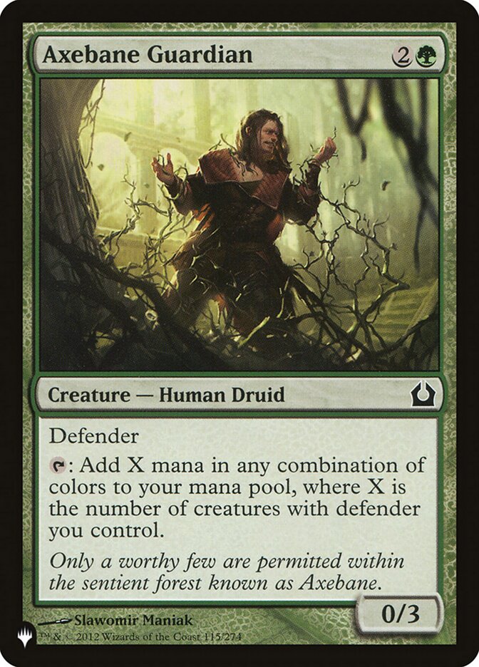 Magic the Gathering Card - Axebane Guardian - MTG Circle