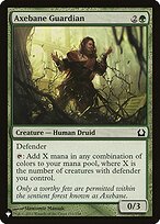 Magic the Gathering Card - Axebane Guardian - MTG Circle