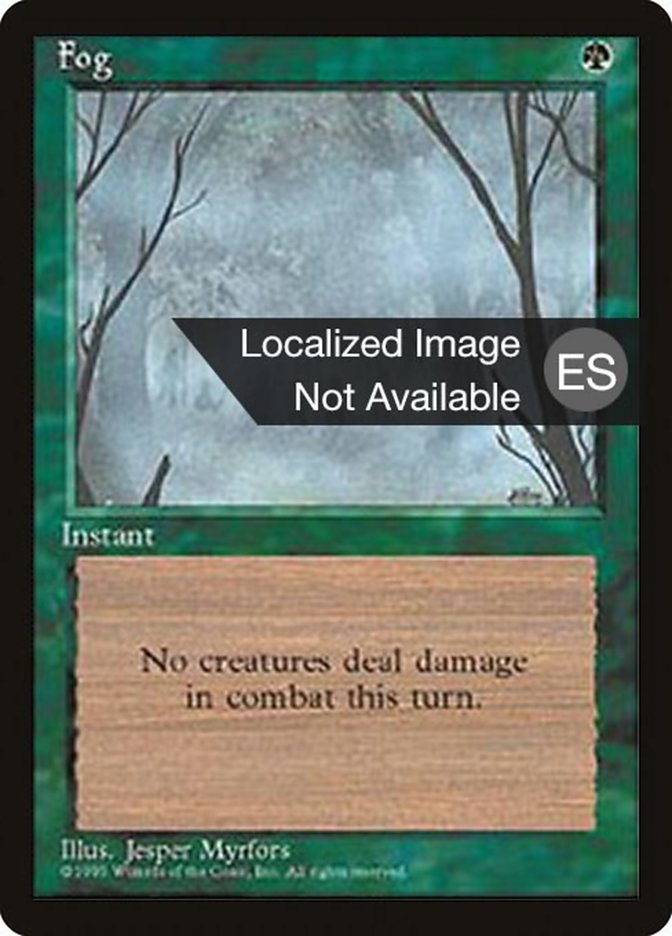 Magic the Gathering Card - Fog - MTG Circle