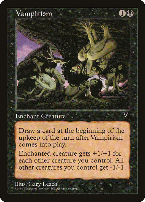 Magic the Gathering Card - Vampirism - MTG Circle