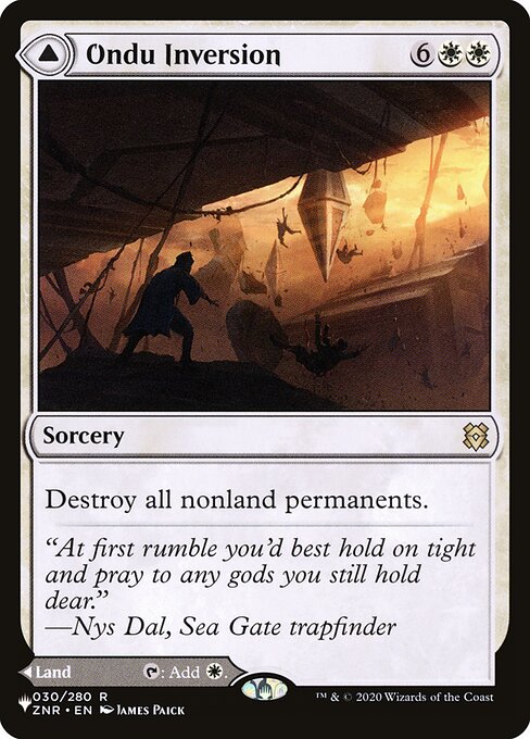 Magic the Gathering Card - Ondu Inversion - MTG Circle