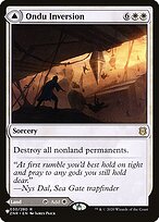 Magic the Gathering Card - Ondu Inversion // Ondu Skyruins - MTG Circle