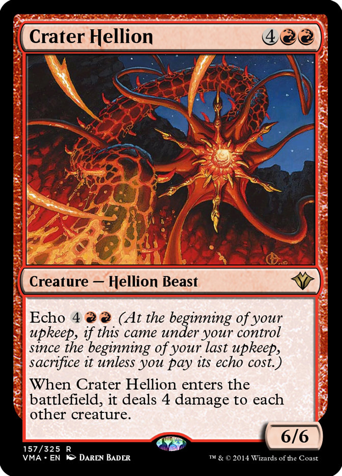 Magic the Gathering Card - Crater Hellion - MTG Circle