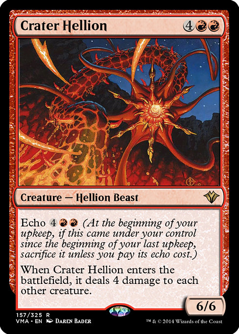 Magic the Gathering Card - Crater Hellion - MTG Circle