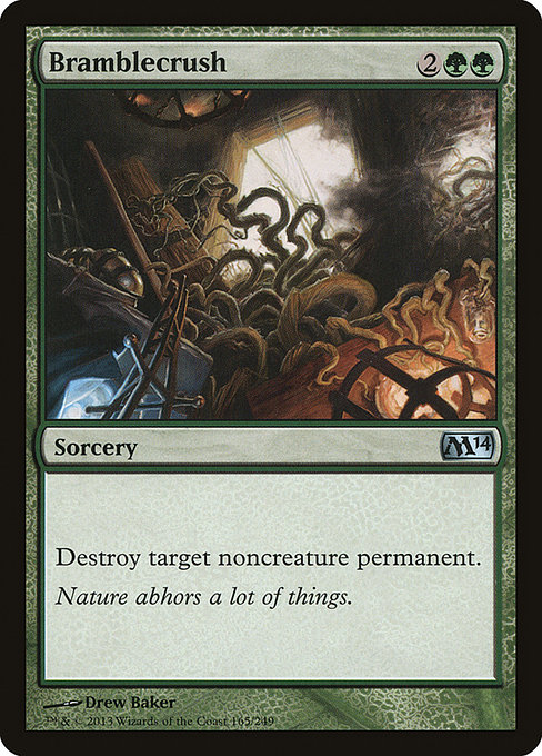 Magic the Gathering Card - Bramblecrush - MTG Circle