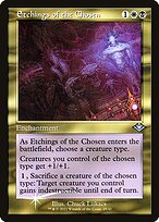 Magic the Gathering Card - Etchings of the Chosen - MTG Circle