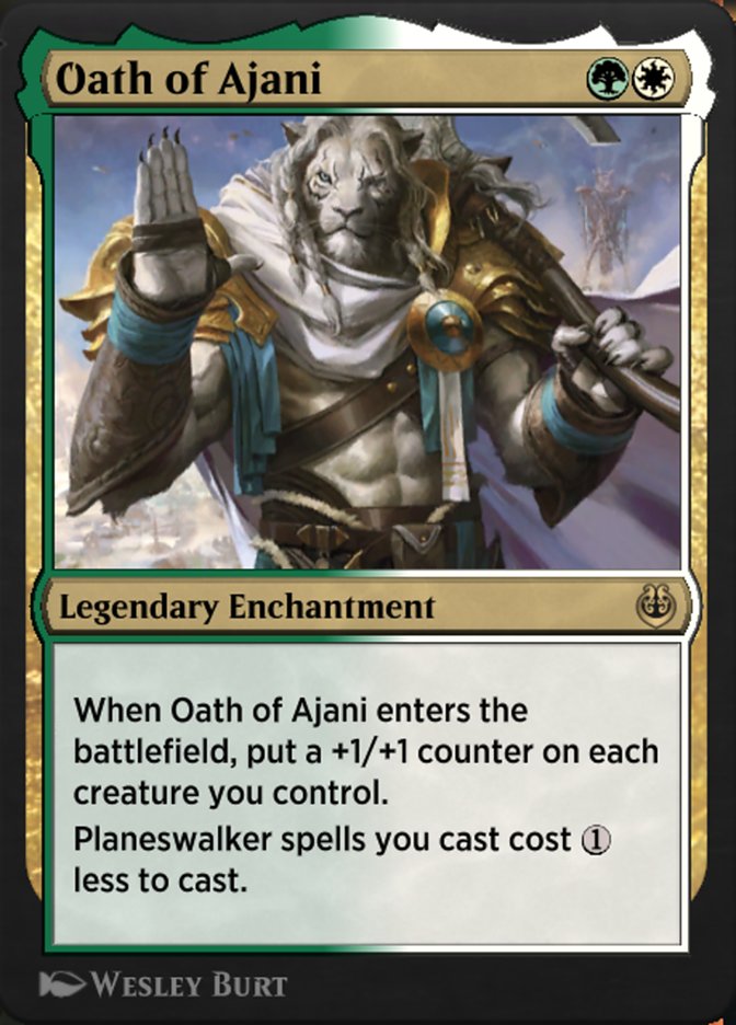 Magic the Gathering Card - Oath of Ajani - MTG Circle