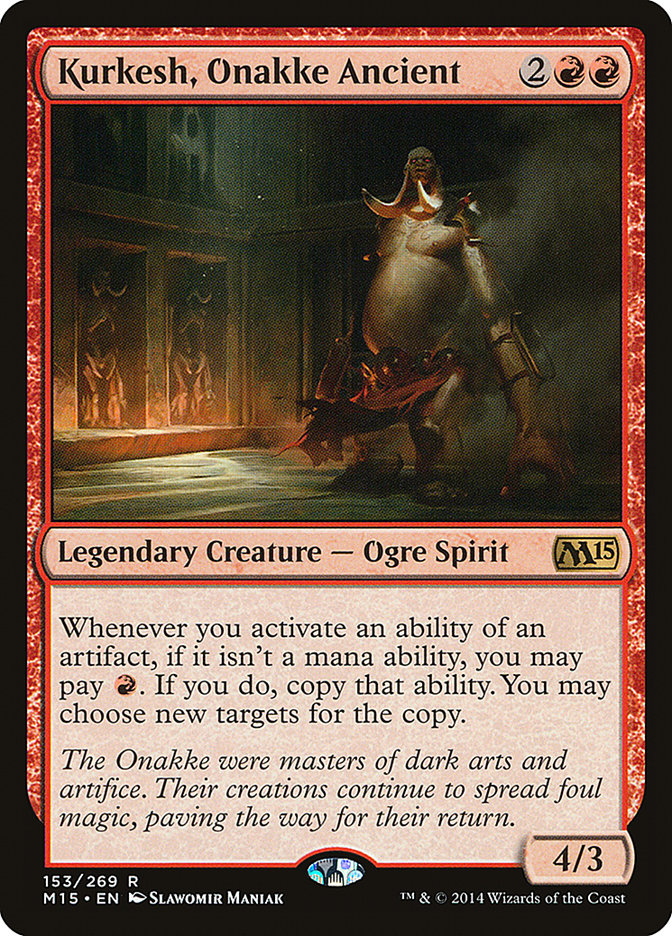 Magic the Gathering Card - Kurkesh, Onakke Ancient - MTG Circle