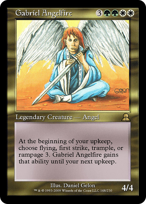 Magic the Gathering Card - Gabriel Angelfire - MTG Circle
