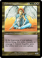 Magic the Gathering Card - Gabriel Angelfire - MTG Circle