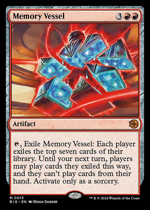 Magic the Gathering Card - Memory Vessel - MTG Circle