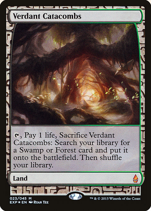 Magic the Gathering Card - Verdant Catacombs - MTG Circle