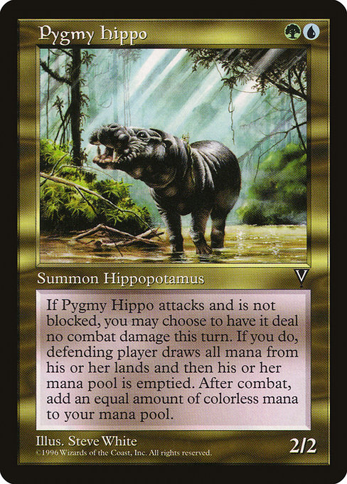 Magic the Gathering Card - Pygmy Hippo - MTG Circle