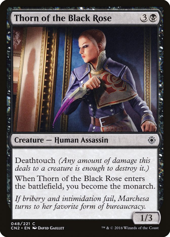 Magic the Gathering Card - Thorn of the Black Rose - MTG Circle