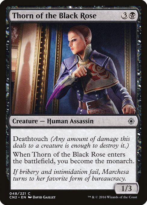 Magic the Gathering Card - Thorn of the Black Rose - MTG Circle