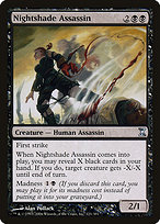 Magic the Gathering Card - Nightshade Assassin - MTG Circle