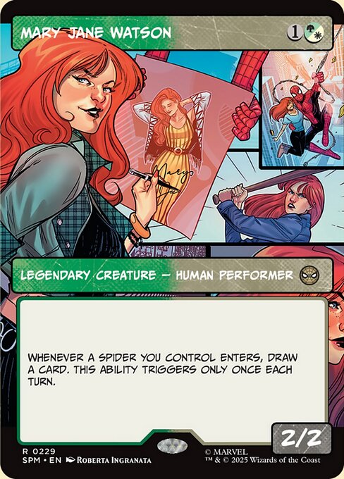 Magic the Gathering Card - Mary Jane Watson - MTG Circle