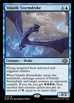 Magic the Gathering Card - Volatile Stormdrake - MTG Circle