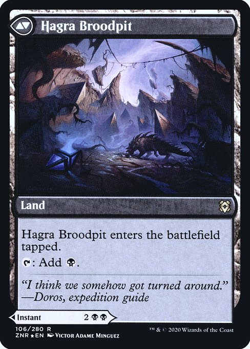 Magic the Gathering Card - Hagra Broodpit - MTG Circle