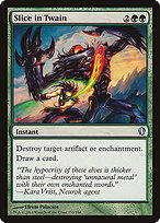 Magic the Gathering Card - Slice in Twain - MTG Circle