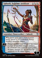 Magic the Gathering Card - Saheeli, Sublime Artificer - MTG Circle