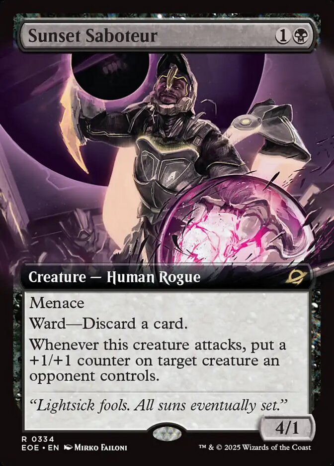 Magic the Gathering Card - Sunset Saboteur - MTG Circle