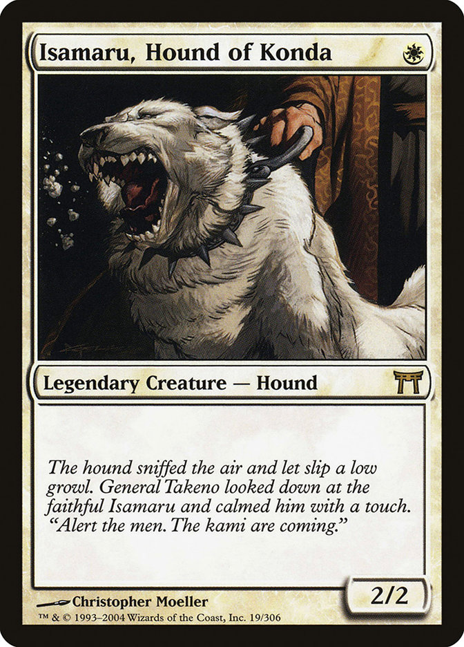 Magic the Gathering Card - Isamaru, Hound of Konda - MTG Circle