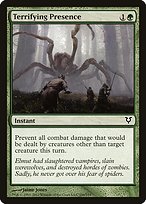 Magic the Gathering Card - Terrifying Presence - MTG Circle