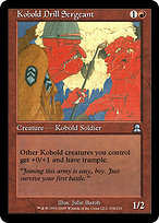 Magic the Gathering Card - Kobold Drill Sergeant - MTG Circle