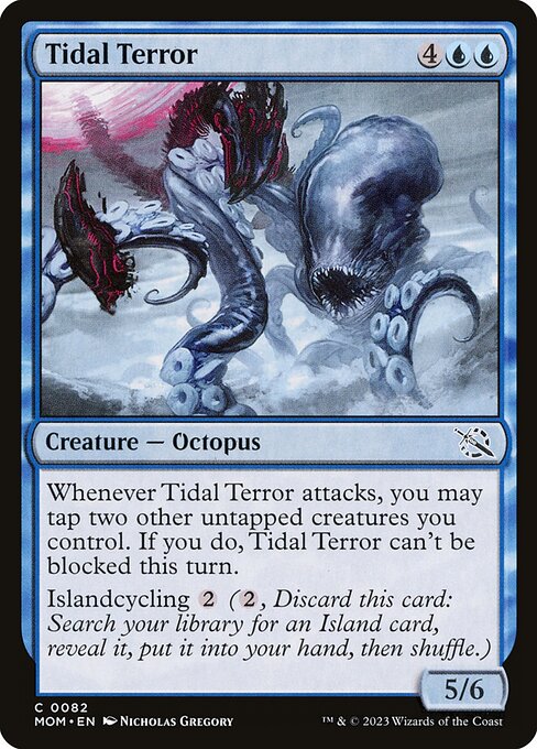 Magic the Gathering Card - Tidal Terror - MTG Circle