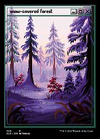 Magic the Gathering Card - Snow-Covered Forest - MTG Circle