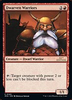 Magic the Gathering Card - Dwarven Warriors - MTG Circle