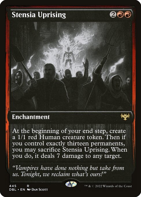 Magic the Gathering Card - Stensia Uprising - MTG Circle