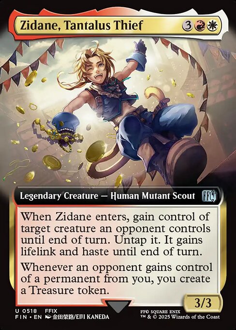 Magic the Gathering Card - Zidane, Tantalus Thief - MTG Circle